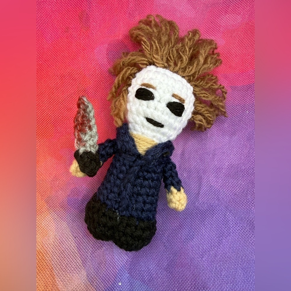 Handmade Horror Character Crochet Dolls/Keychains - Picture 3 of 8